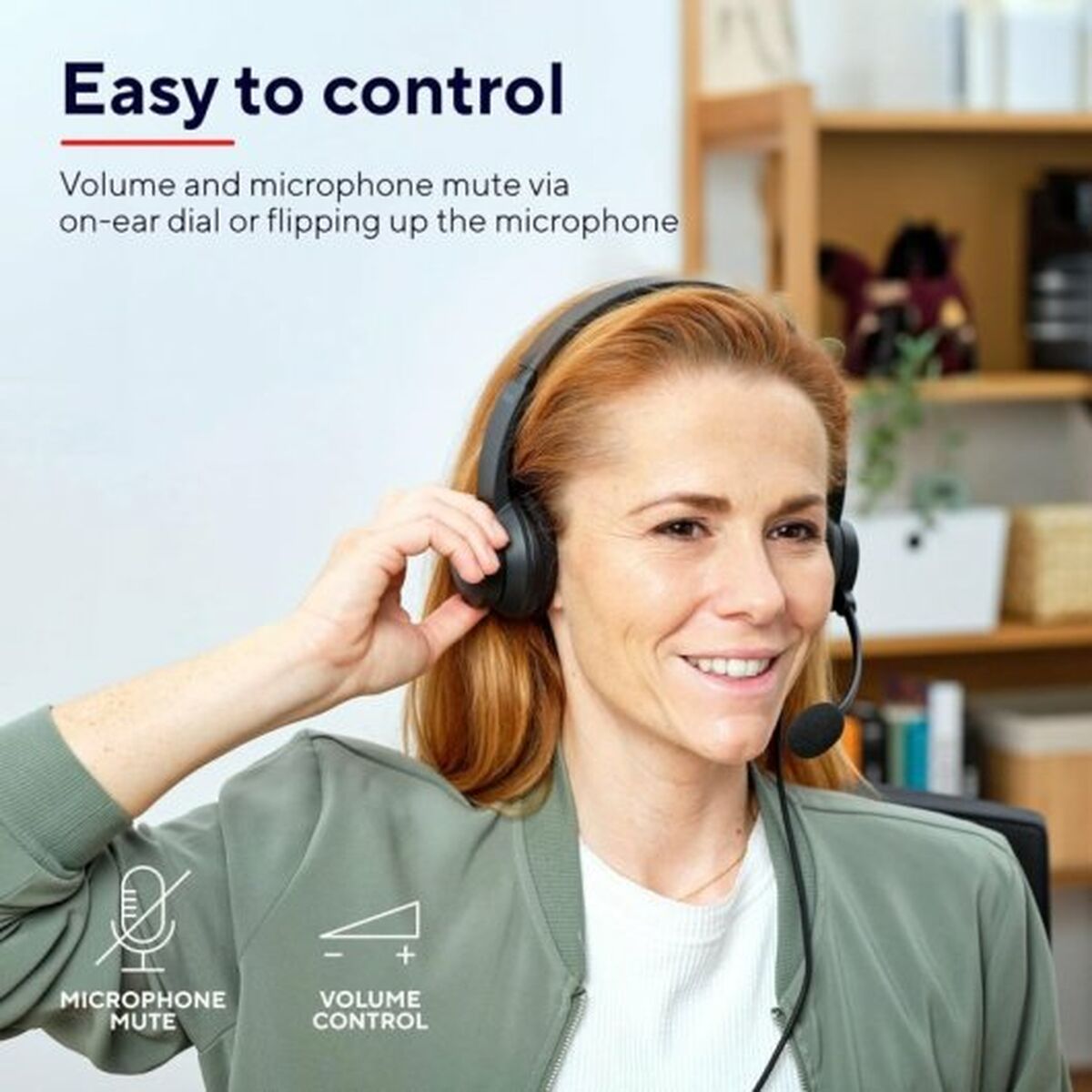 TRUST Casque-micro AYDA ENC pour ordinateur USB