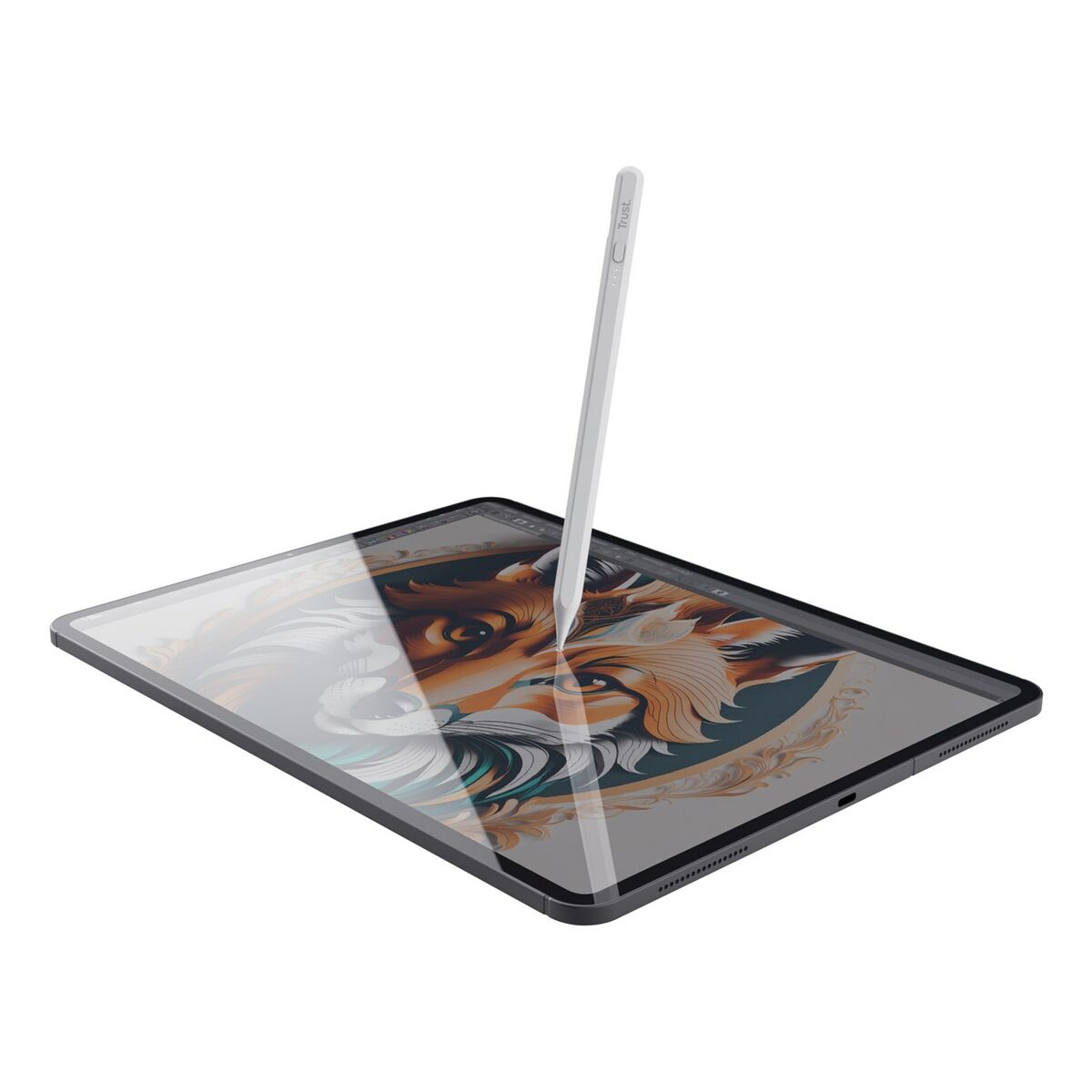 TRUST Stylet actif KYNA pour iPad - Blanc
