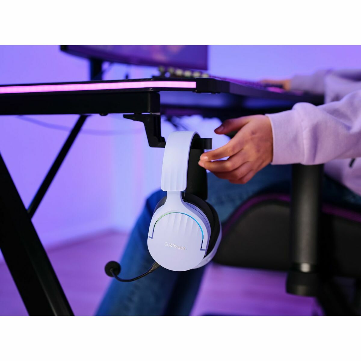TRUST Casque gaming sans fil FAYZO DUAL Wireless - Purple