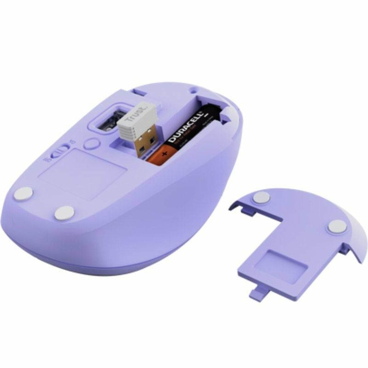 TRUST Souris sans fil compacte YVI+ Multi-connexion Bluetooth + 24 Ghz - Noire