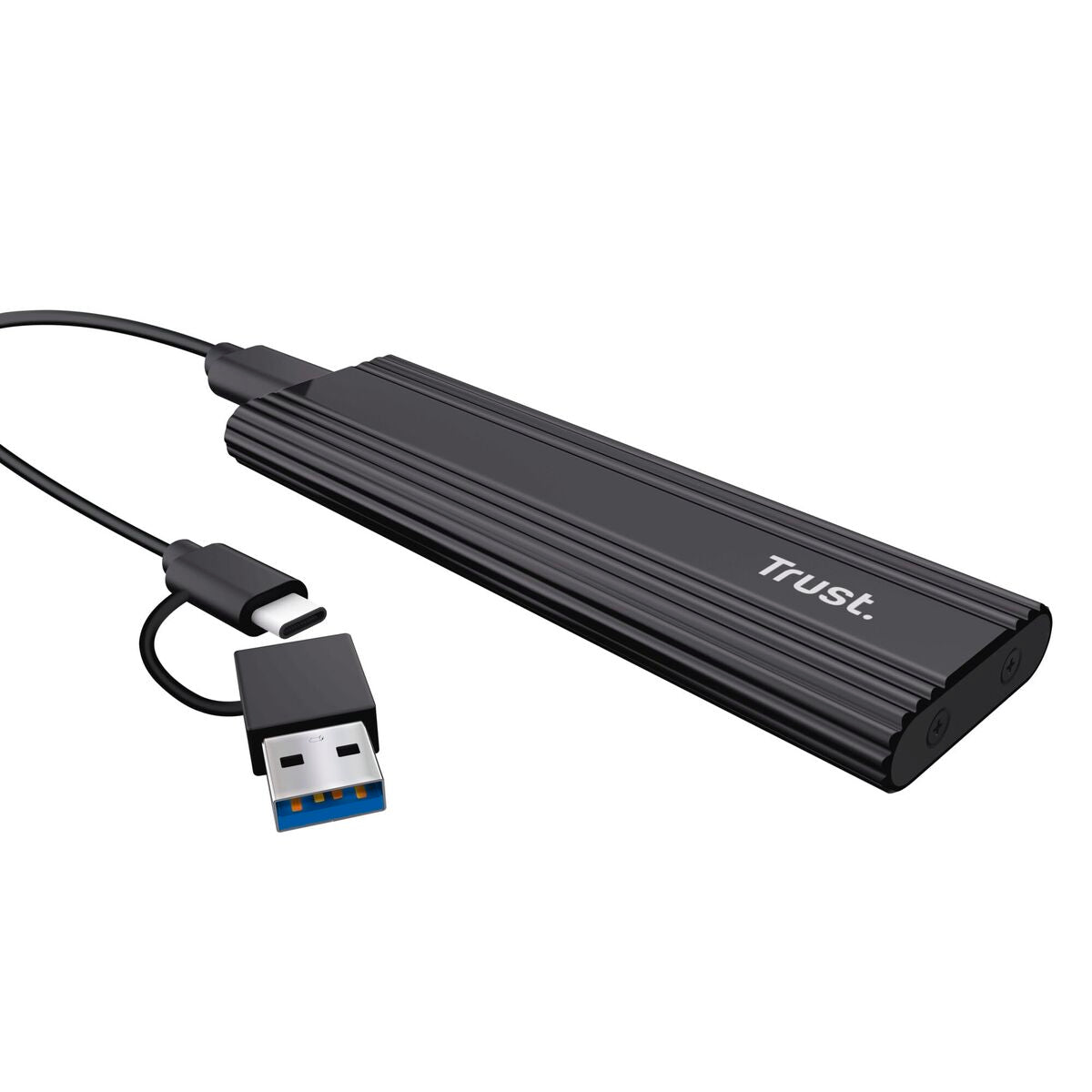 TRUST Boitier compact USB-C/A pour carte SSD