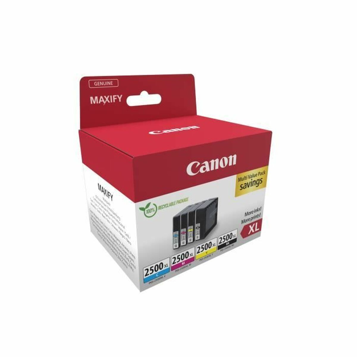 CANON PGI-2500XL Ink Cartridge BK/C/M/Y MULTI