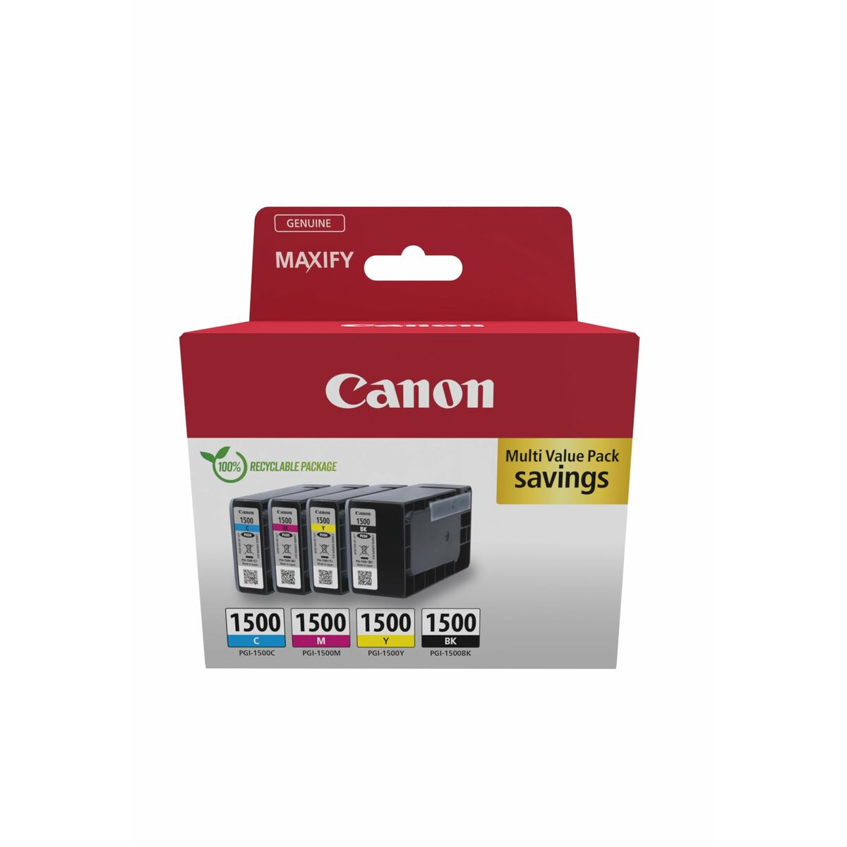 CANON PGI-1500 Ink Cartridge BK/C/M/Y MULTI