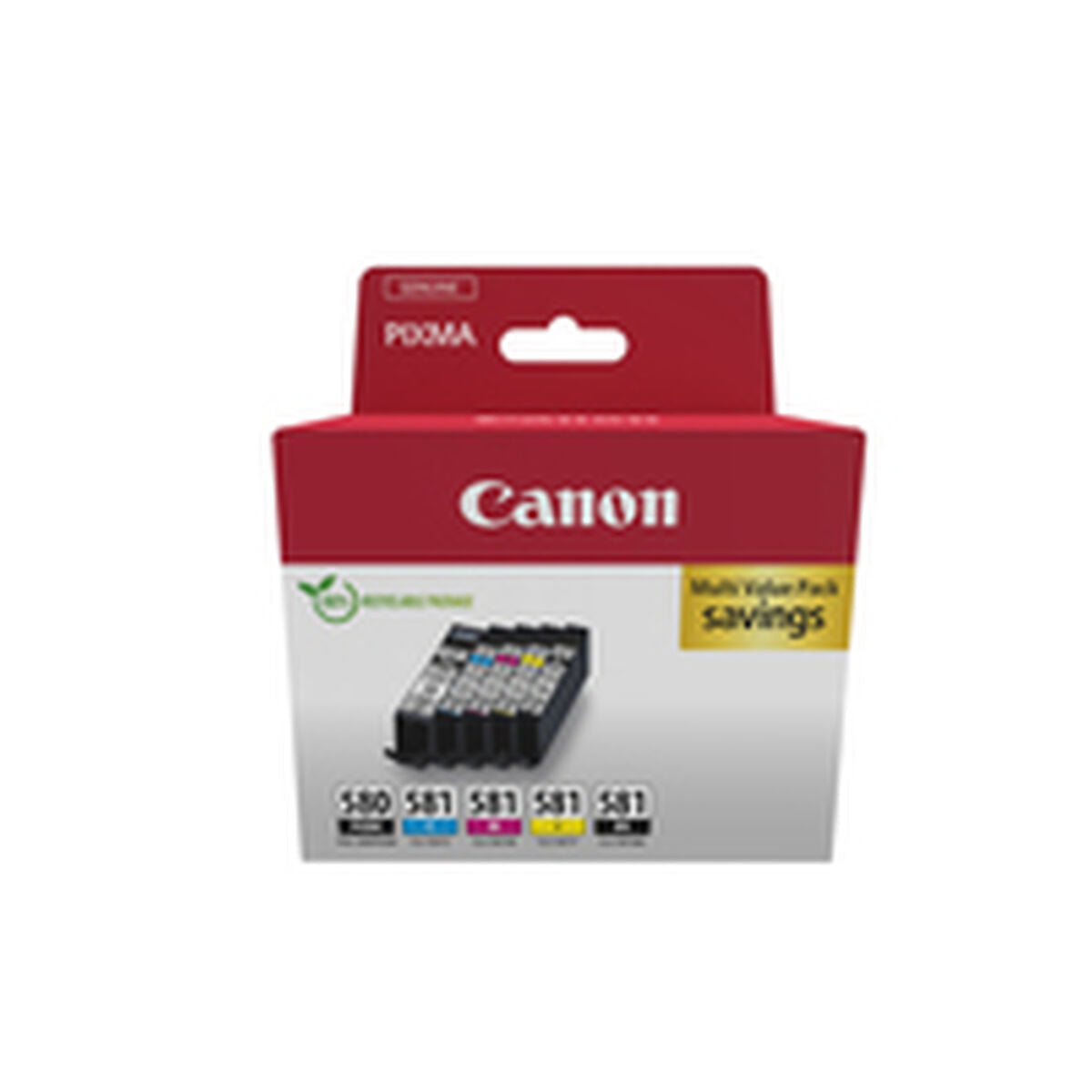 CANON PGI-580/CLI-581 Ink Cartridge BK/CMYK Sec