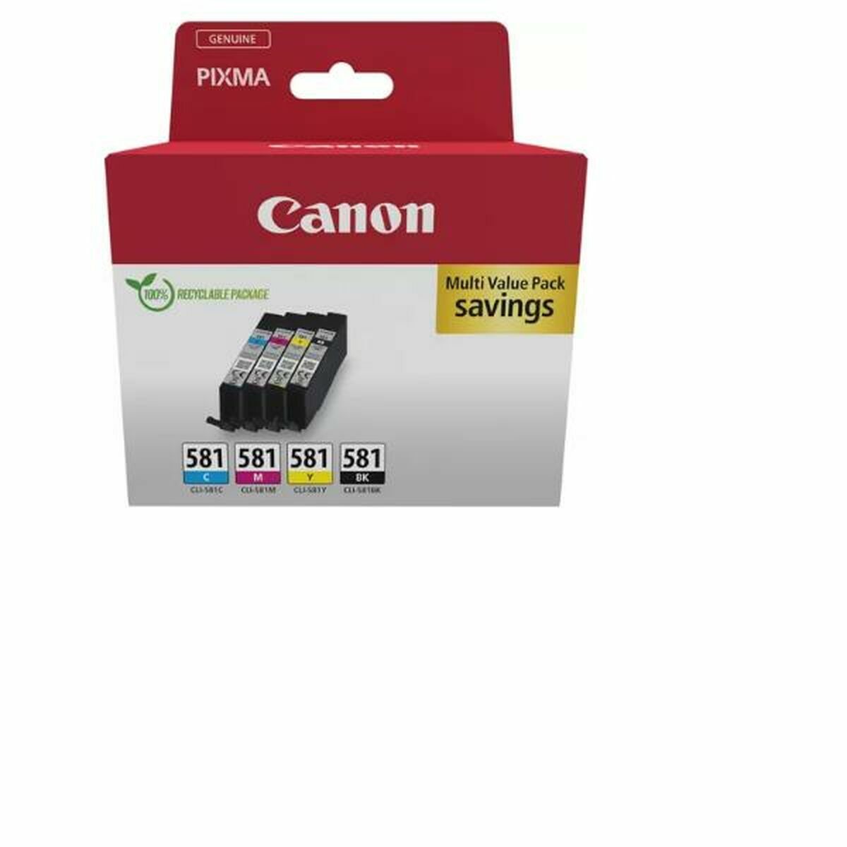 CANON CLI-581 Ink Cartridge C/M/Y/BK MULTI BL