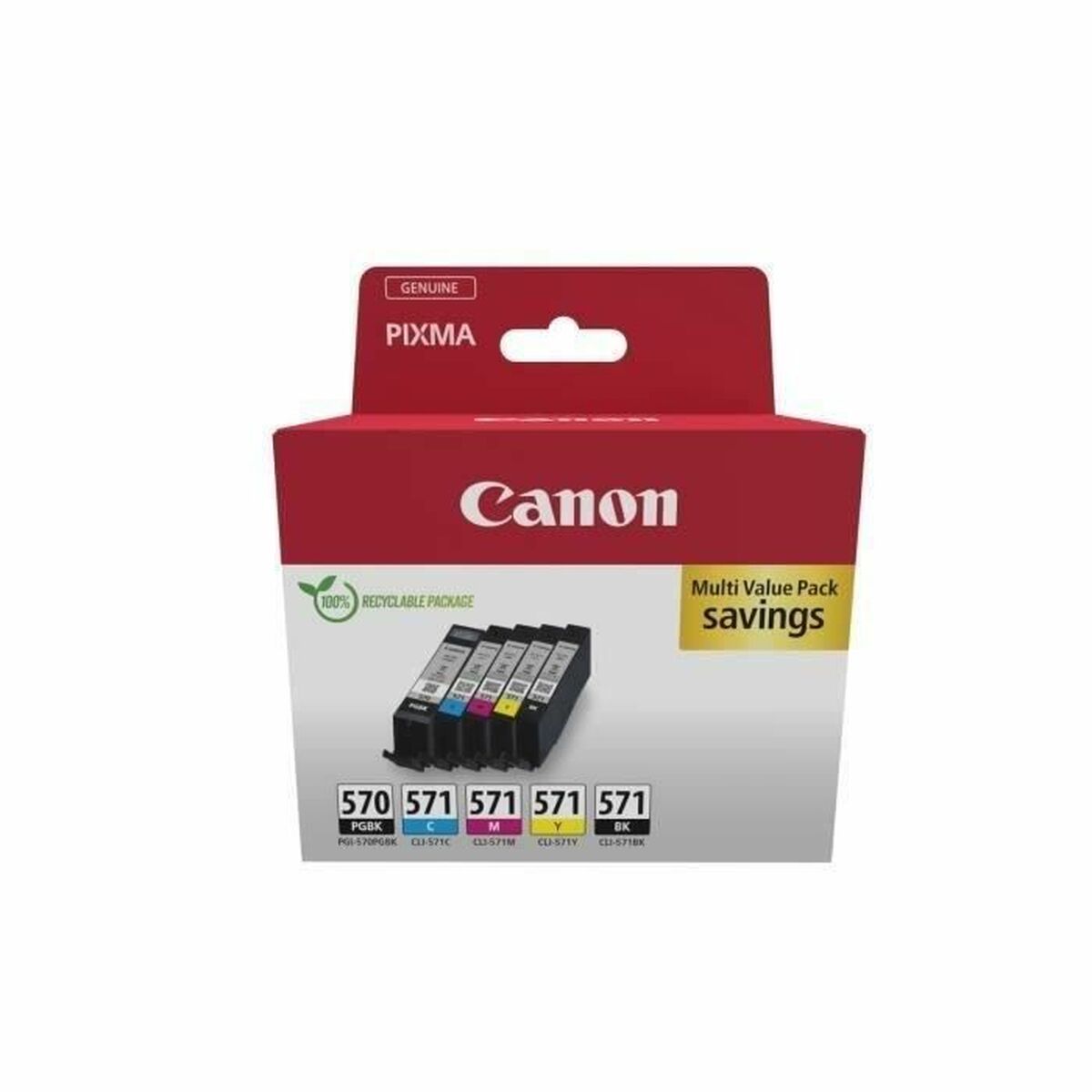 CANON PGI-570/CLI-571 Ink Cartridge PGBK/C/M/Y/BK