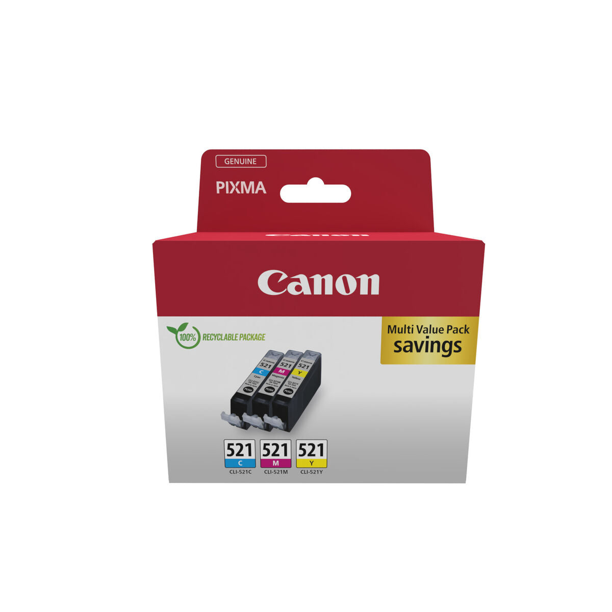 CANON CLI-521 Ink Cartridge Multipack cmy BLISTER