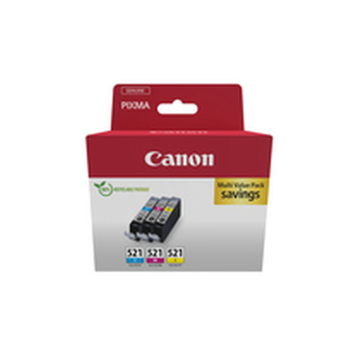 CANON CLI-521 Ink Cartridge Multipack cmy BLISTER
