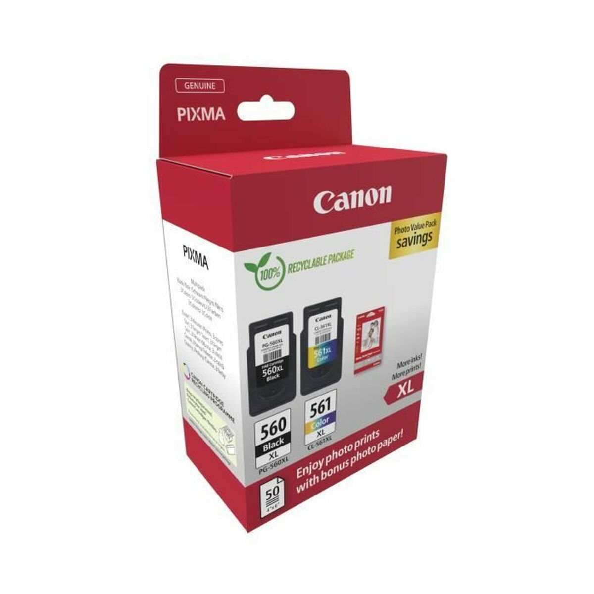 CANON CRG PG-560XL/CL-561XL Ink Cartridge PHOTO VALUE
