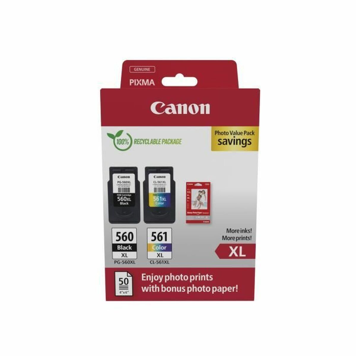 CANON CRG PG-560XL/CL-561XL Ink Cartridge PHOTO VALUE