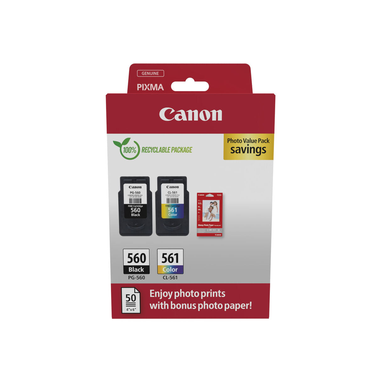 CANON CRG PG-560/CL-561 Ink Cartridge PVP