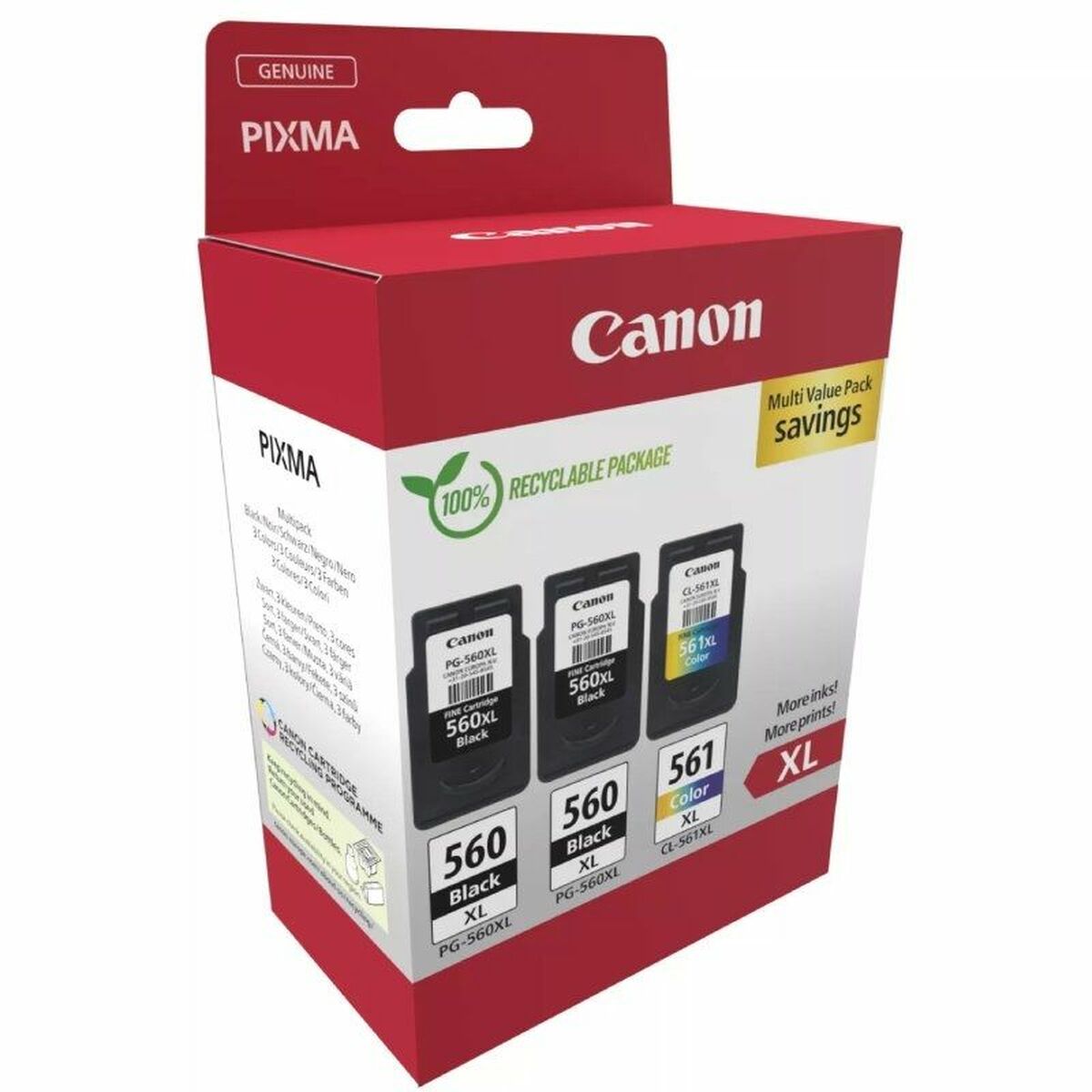 CANON PG-560XLx2/CL-561XL Ink Cartridge MULTI