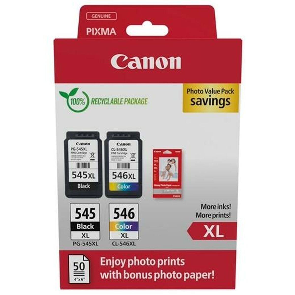 CANON PG-545XL/CL-546XL Ink Cartridge PHOTO VALUE BL