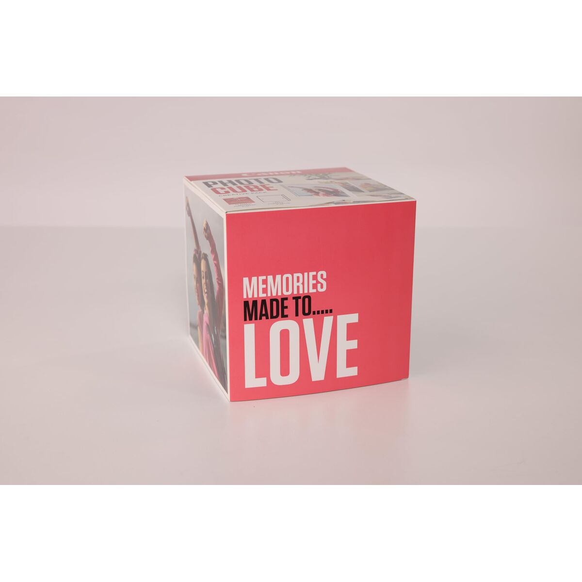 CANON pp-201 Ink Cartridge 5x5 Photo Cube Creative Pack White Pink