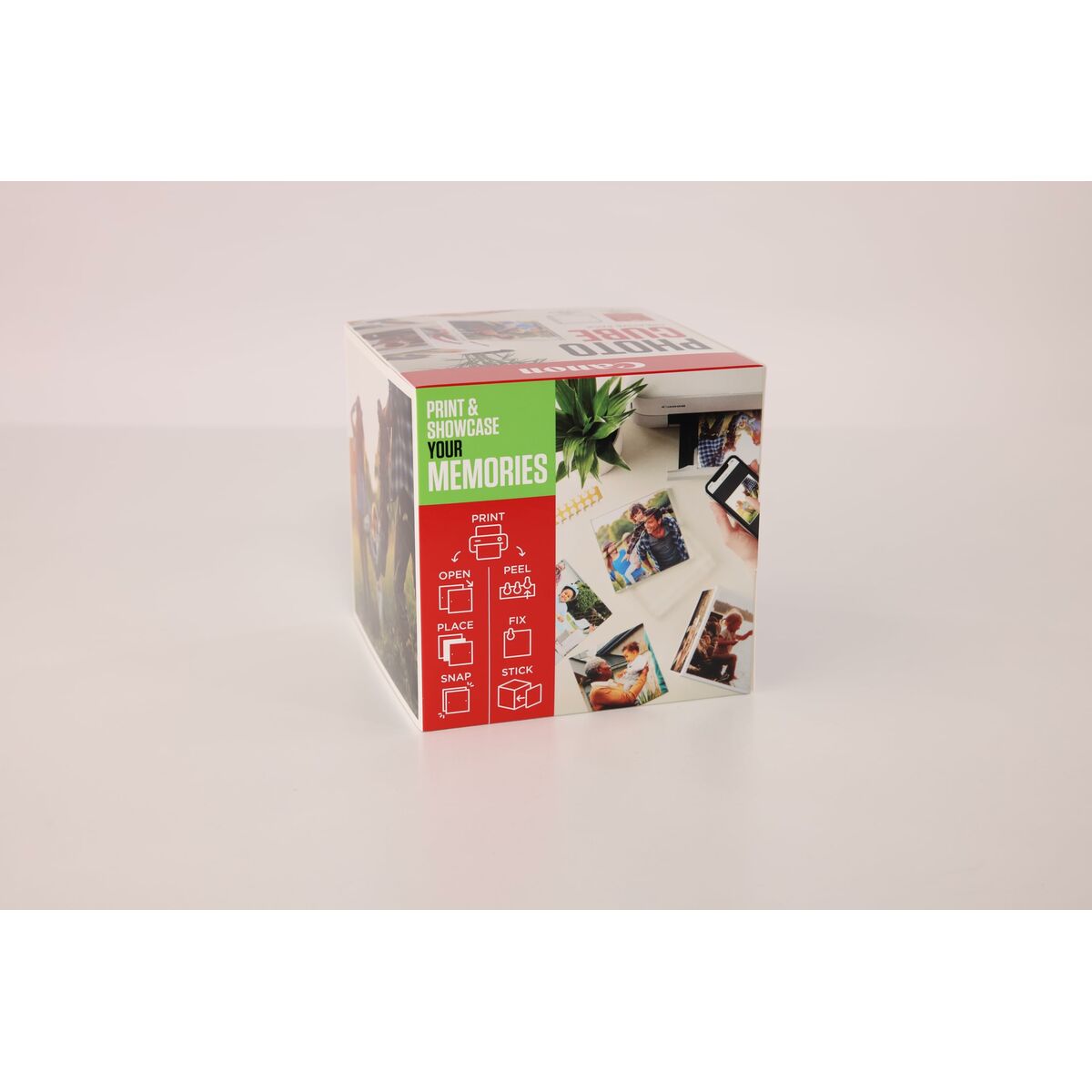 CANON pp-201 Ink Cartridge 5x5 Photo Cube Creative Pack White Green