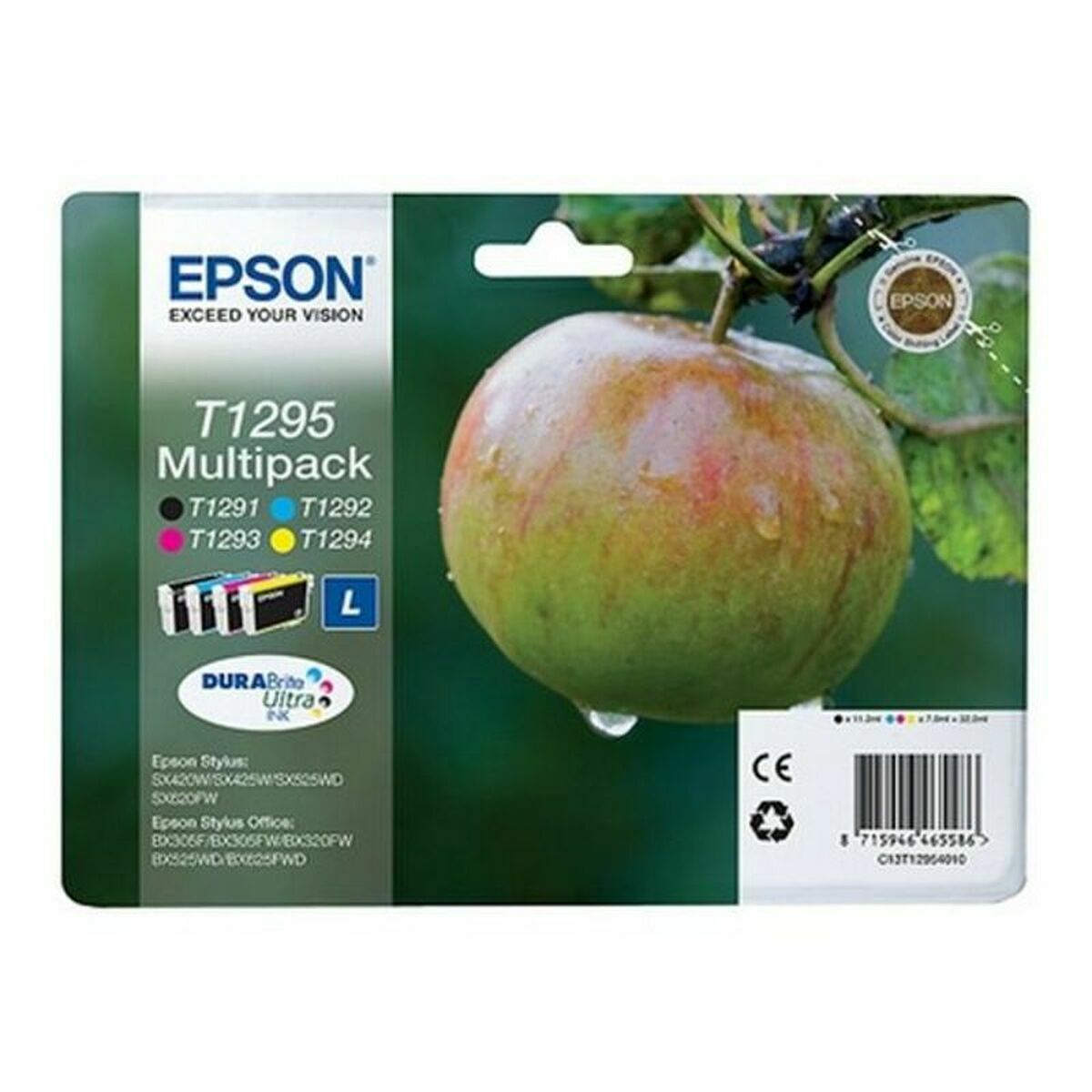 Ink/T1295 Apple 3x7ml CMY 11.2ml BK