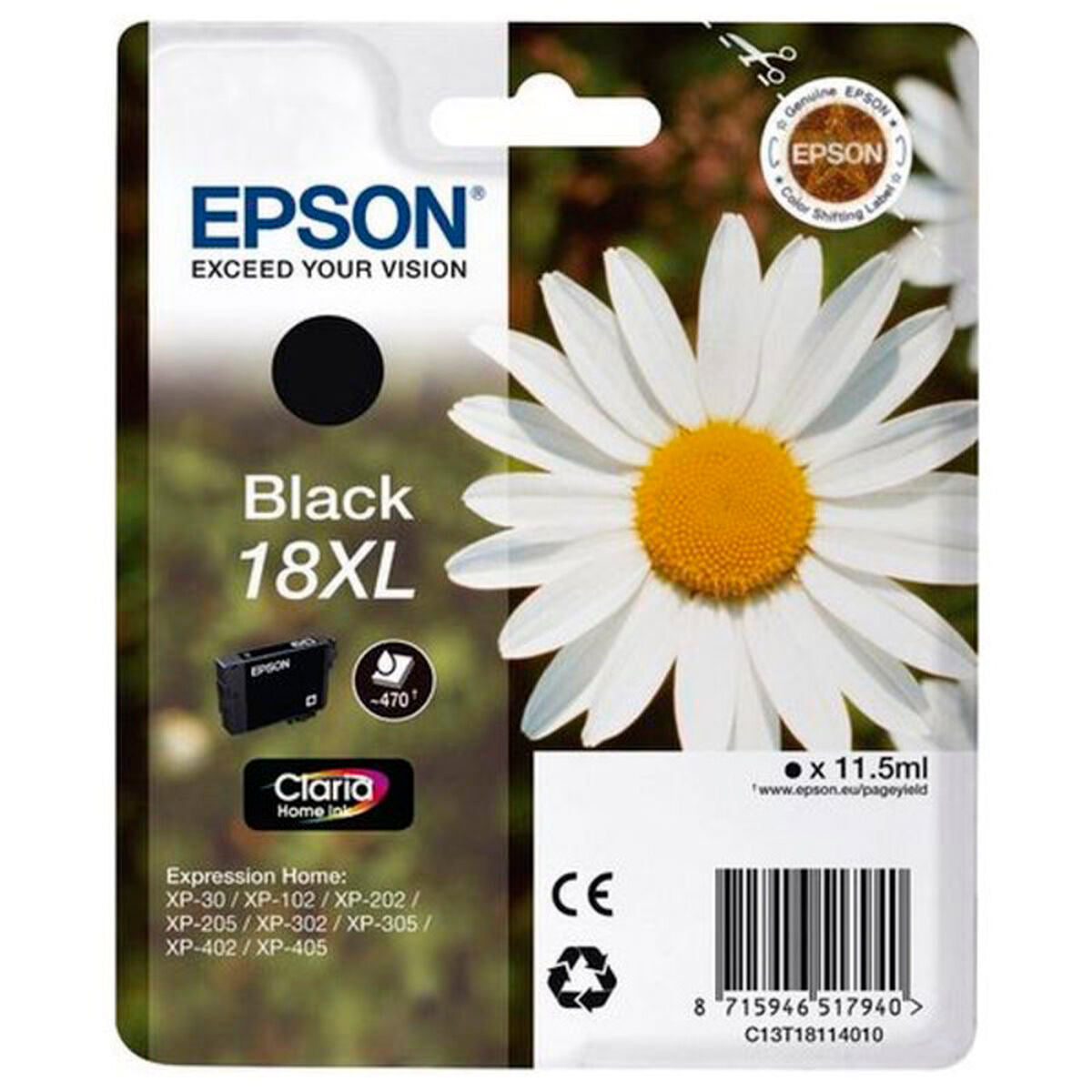Ink/18XL Daisy 11.5ml BK