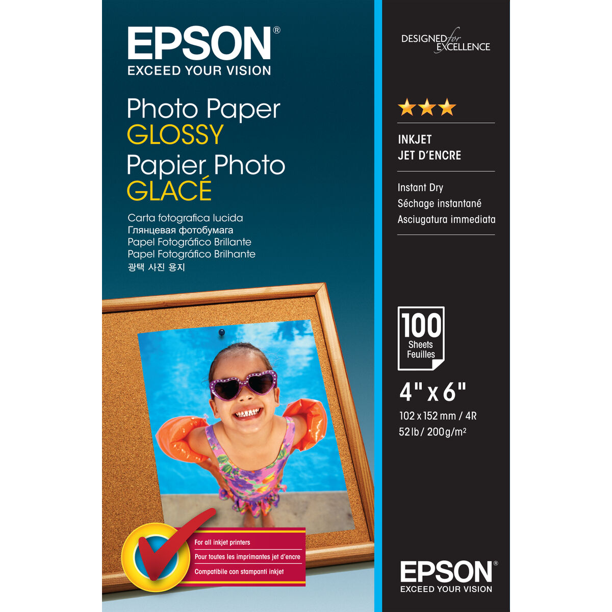 Paper/Photo Glossy 10x15cm 100sh