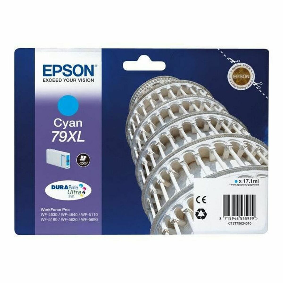 Ink/79XL Tower of Pisa 17.1ml CY