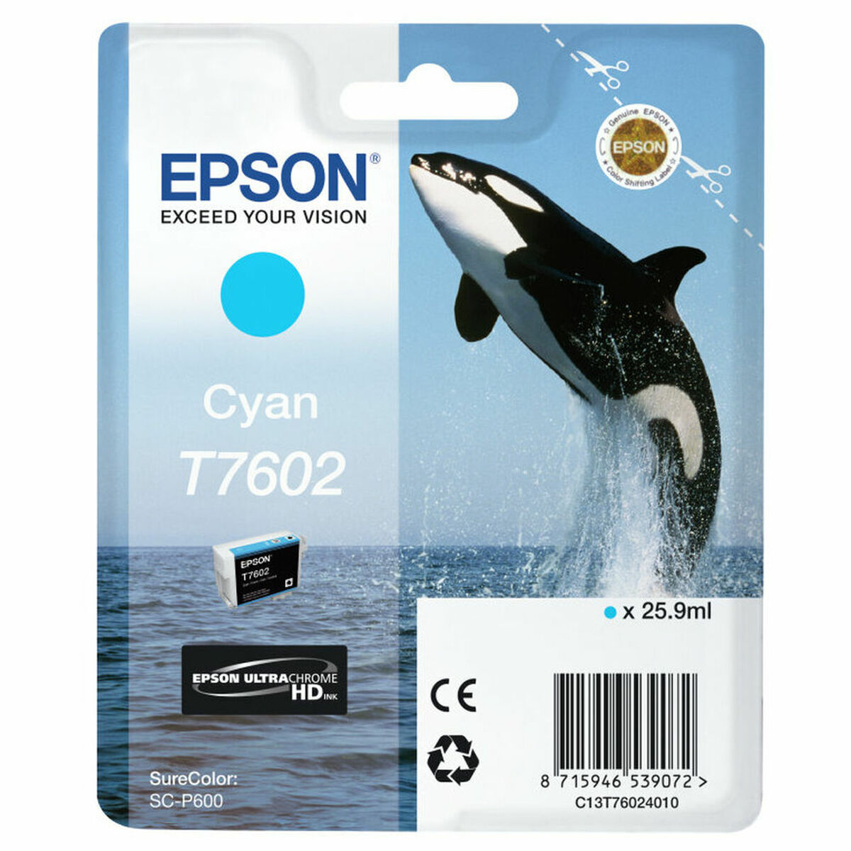 Ink/T7602 Killer Whale 25.9ml CY