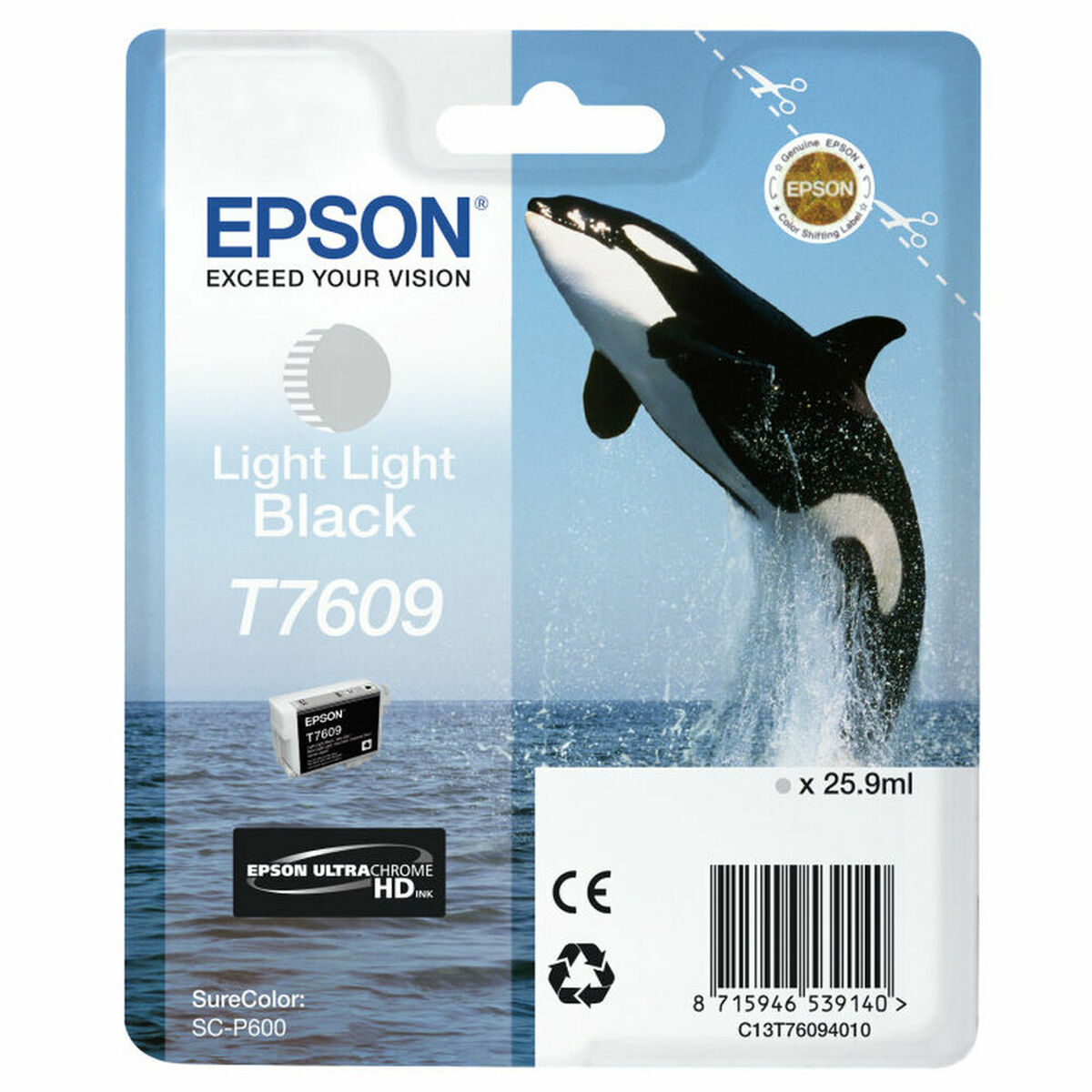 Ink/T7609 Killer Whale 25.9ml LLBK