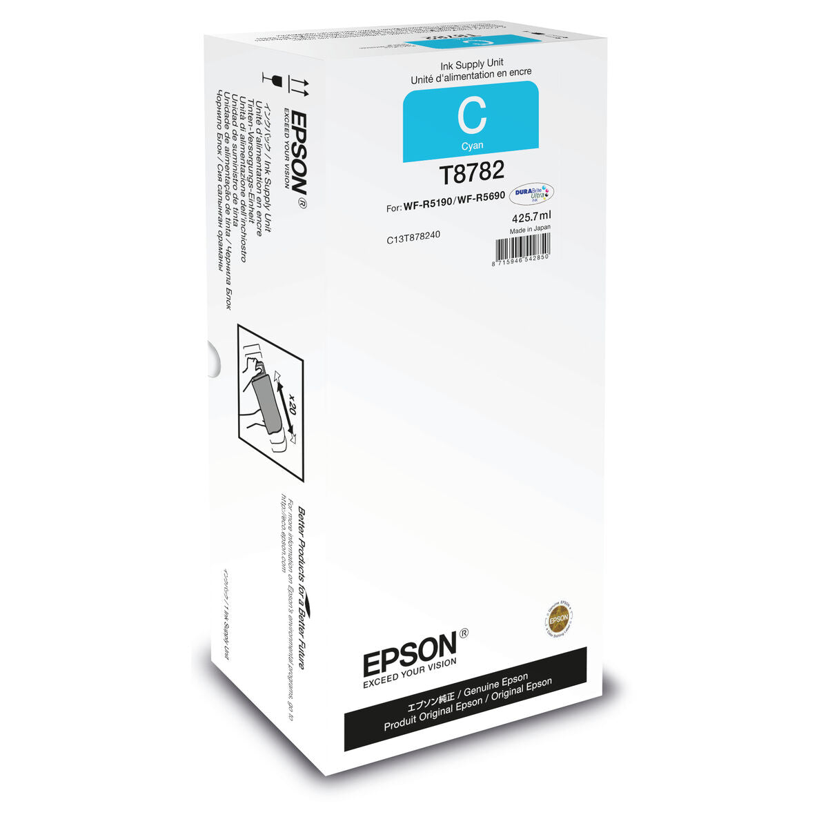 Ink Cart/Cyan 50 000 pages f WF-R5x90