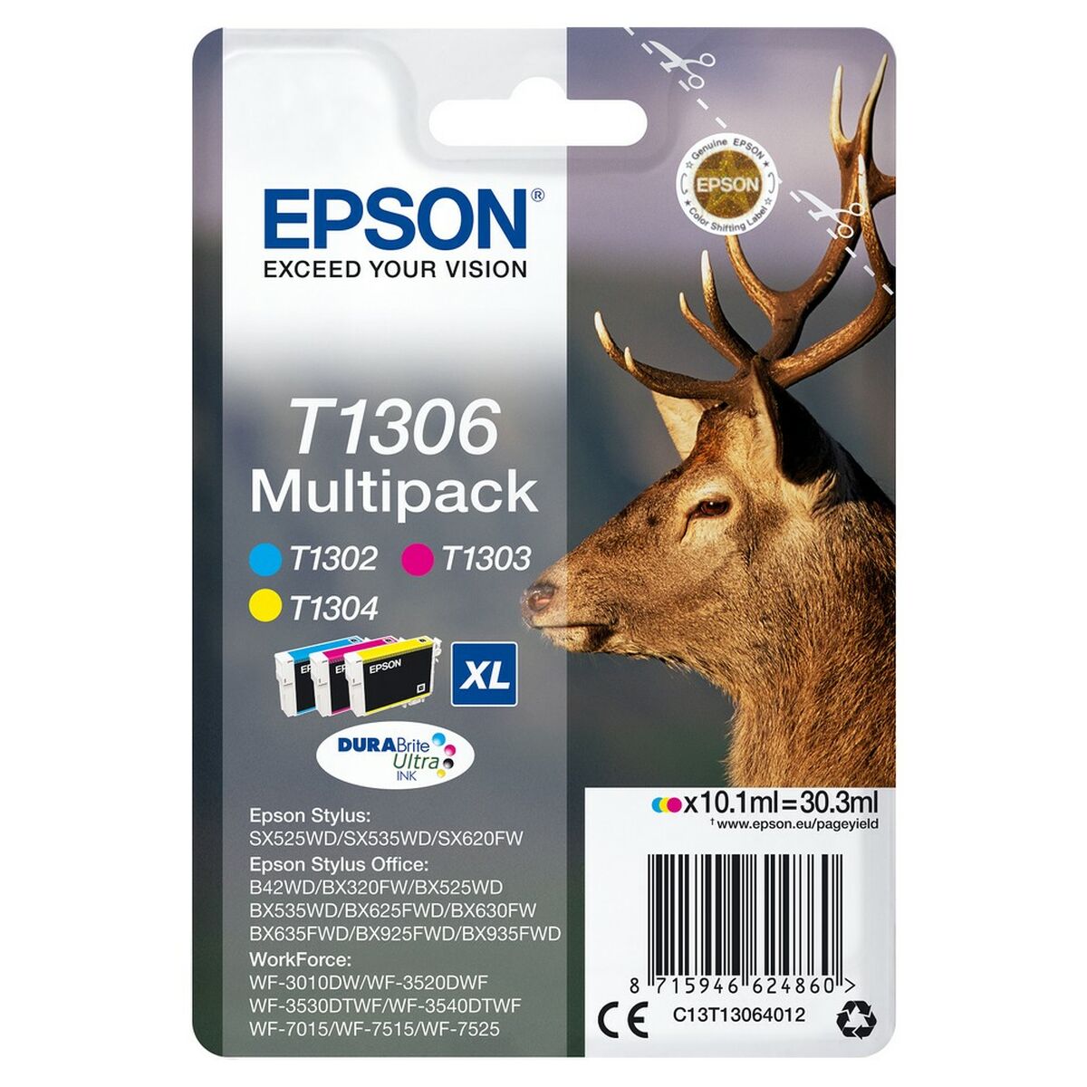 Ink/T1306 Stag XL 10.1ml CMY