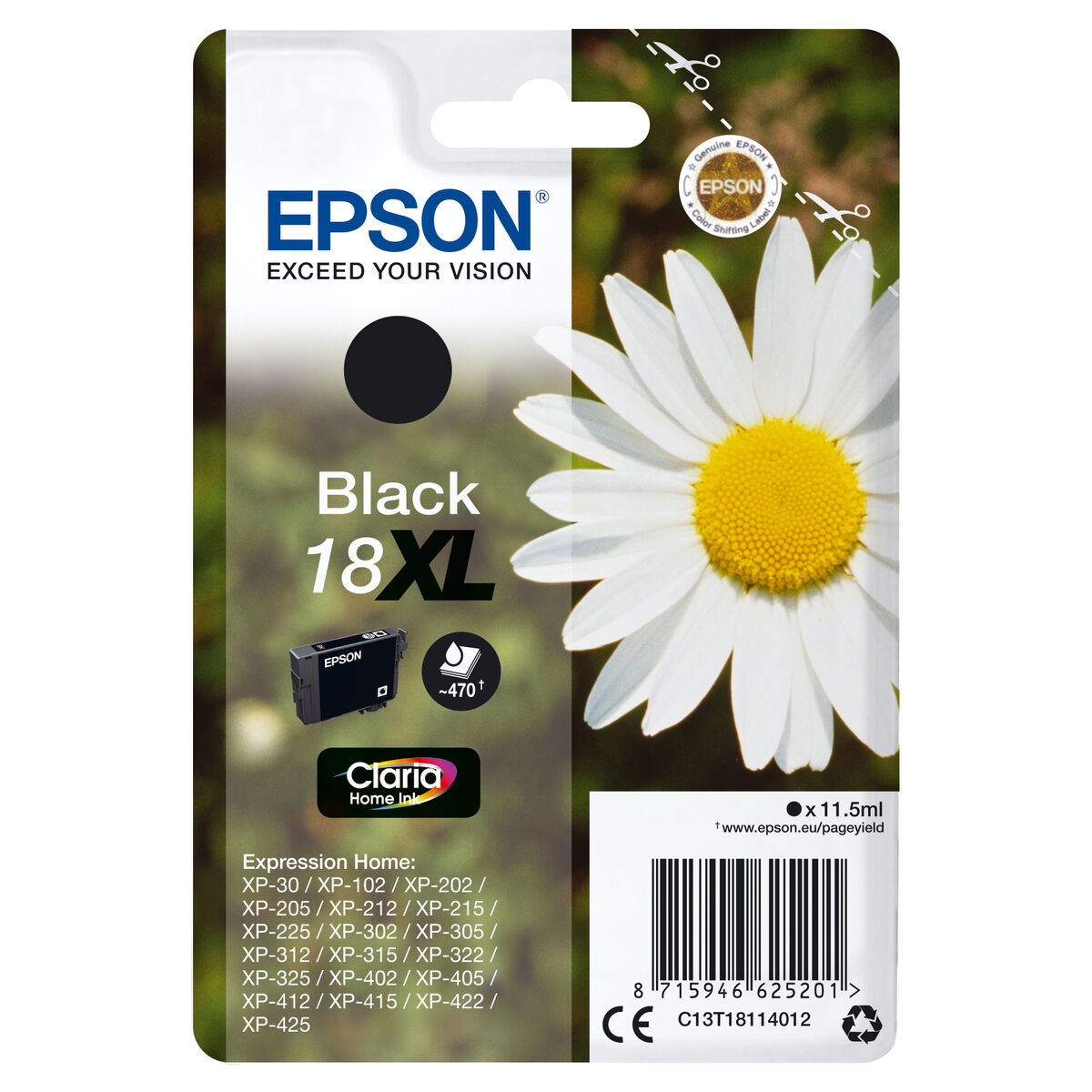 Ink/18XL Daisy 11.5ml BK