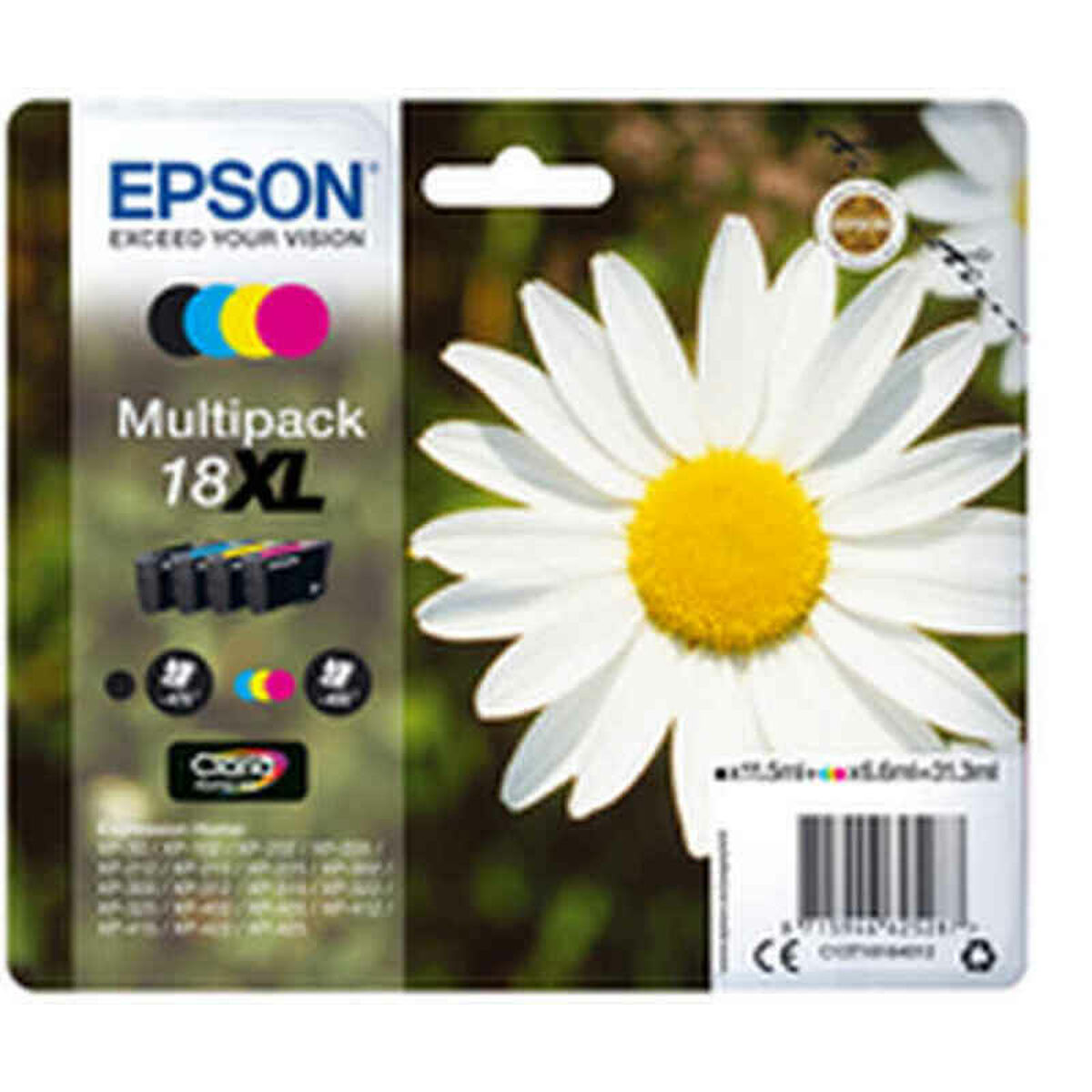 Ink/18XL Daisy 6.6ml CMY 11.5ml BK