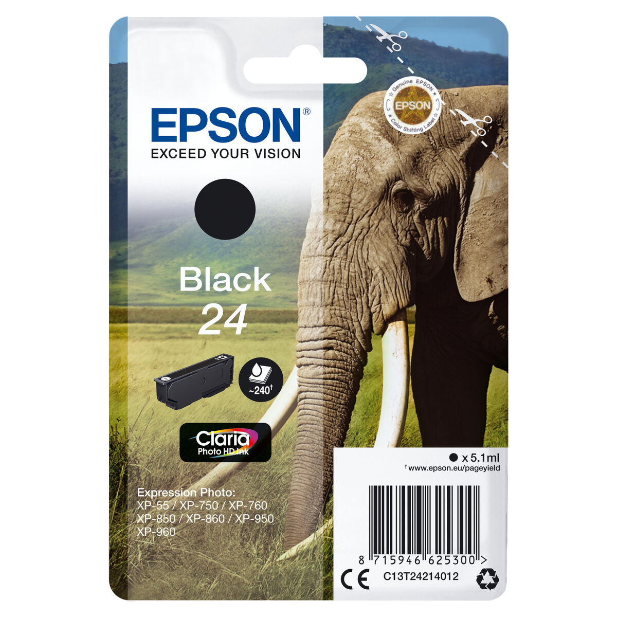 Ink/24 Elephant 5.1ml BK
