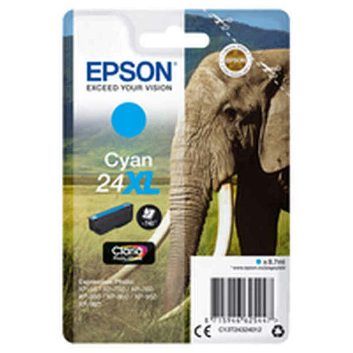 Ink/24XL Elephant 8.7ml CY