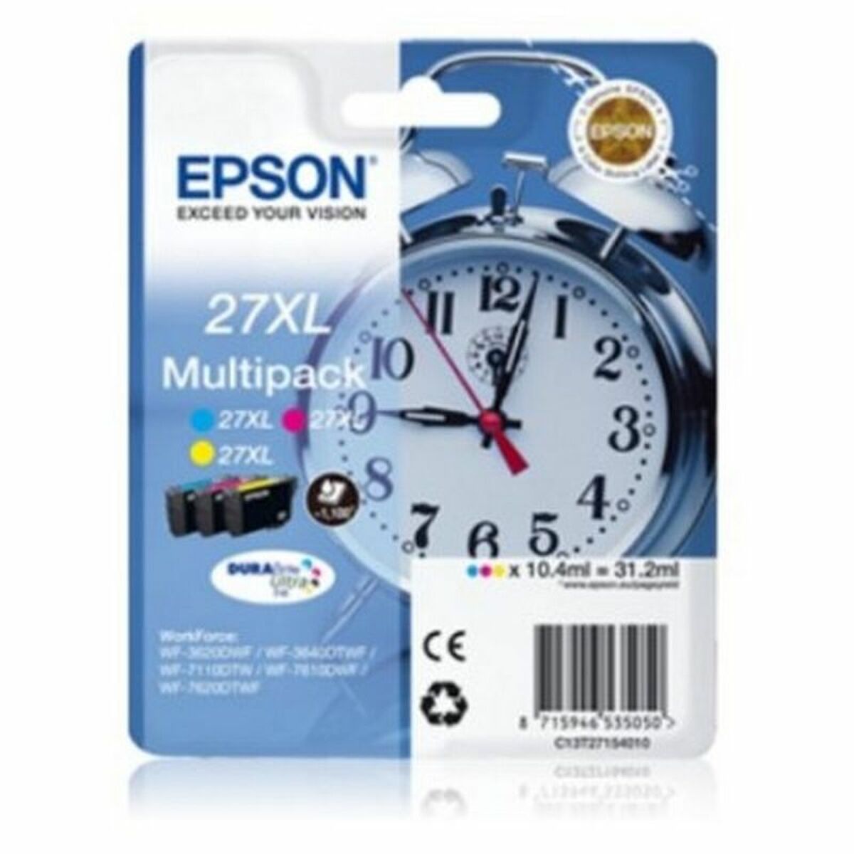 Ink/27XL Alarm Clock 10.4ml CMY
