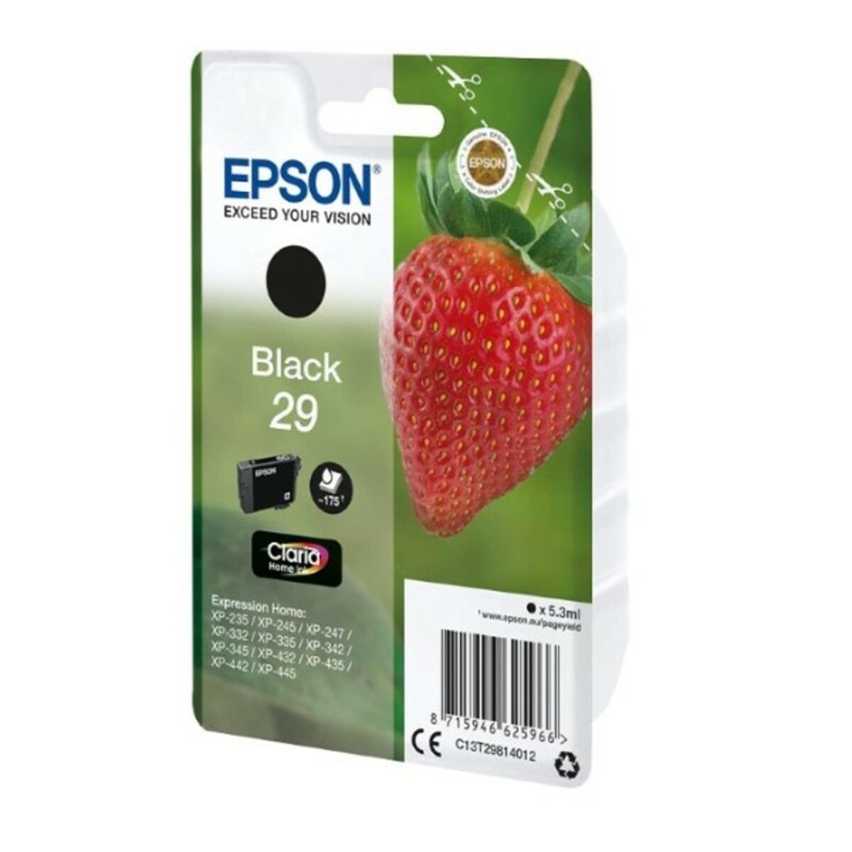 EPSON 4LB Cartridge Fraise Ink Claria Home Black w/s