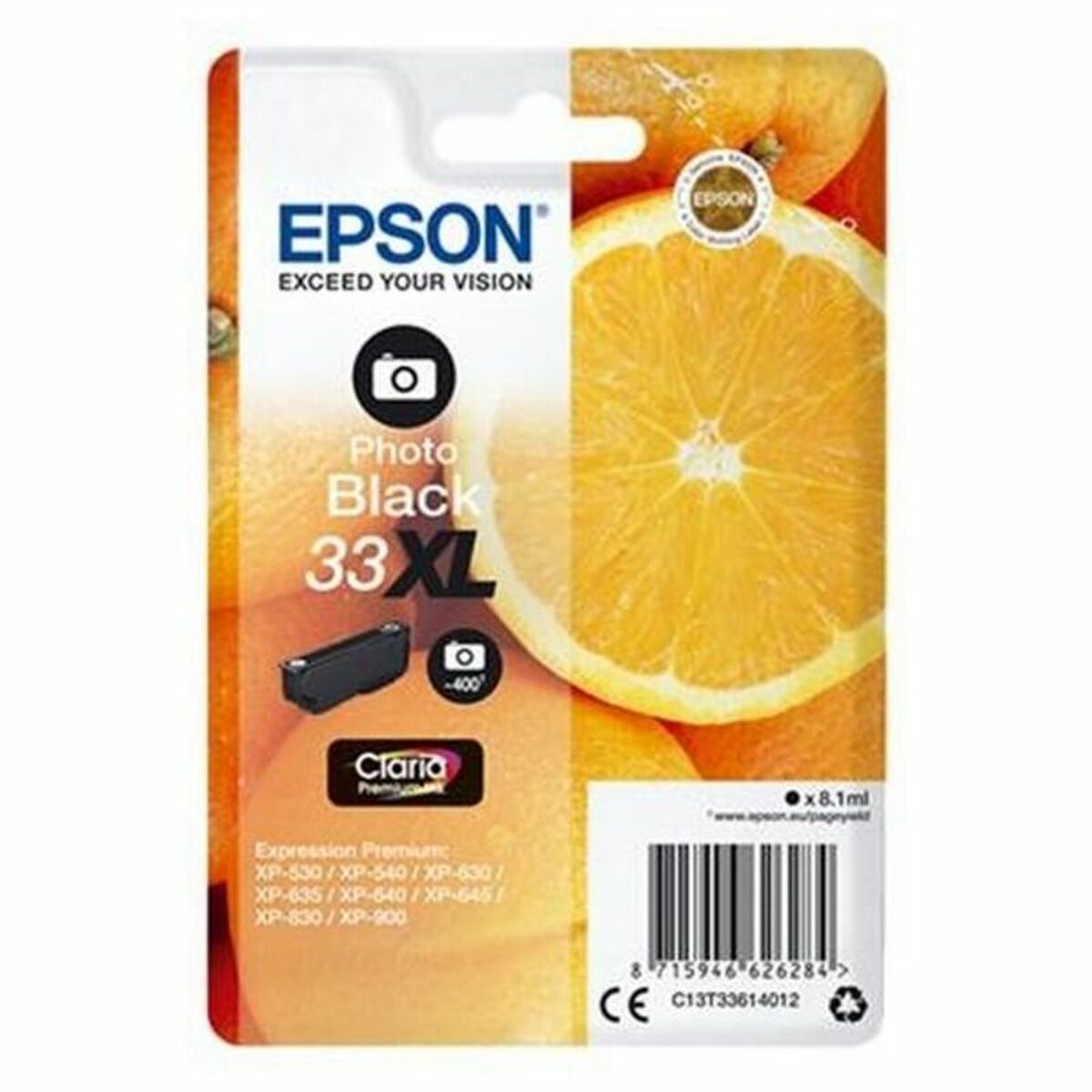 Ink/33XL Oranges 8.1ml PBK