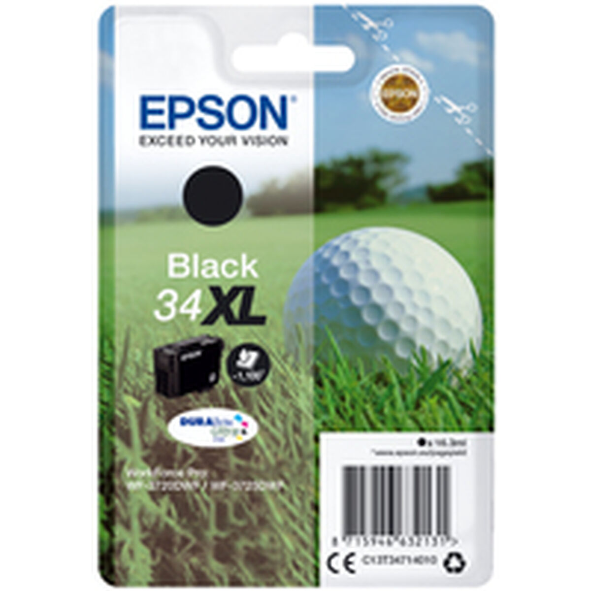 EPSON 4LB Singlepack 34XL Ink Black DURABrite Ultra 16.3ml Blister XL w/s