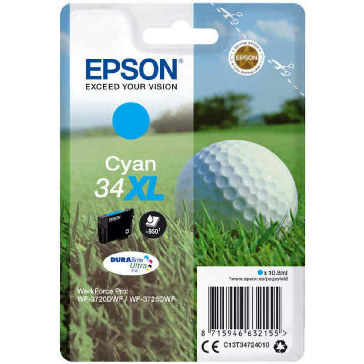 Ink/34XL Golf Ball 10.8ml CY