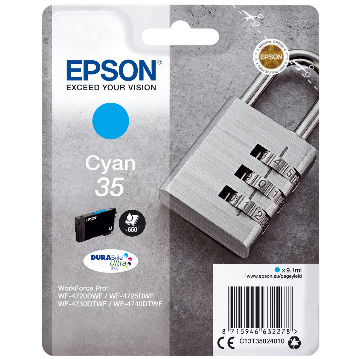 EPSON 2LB 35 Ink Cyan 9.1ml