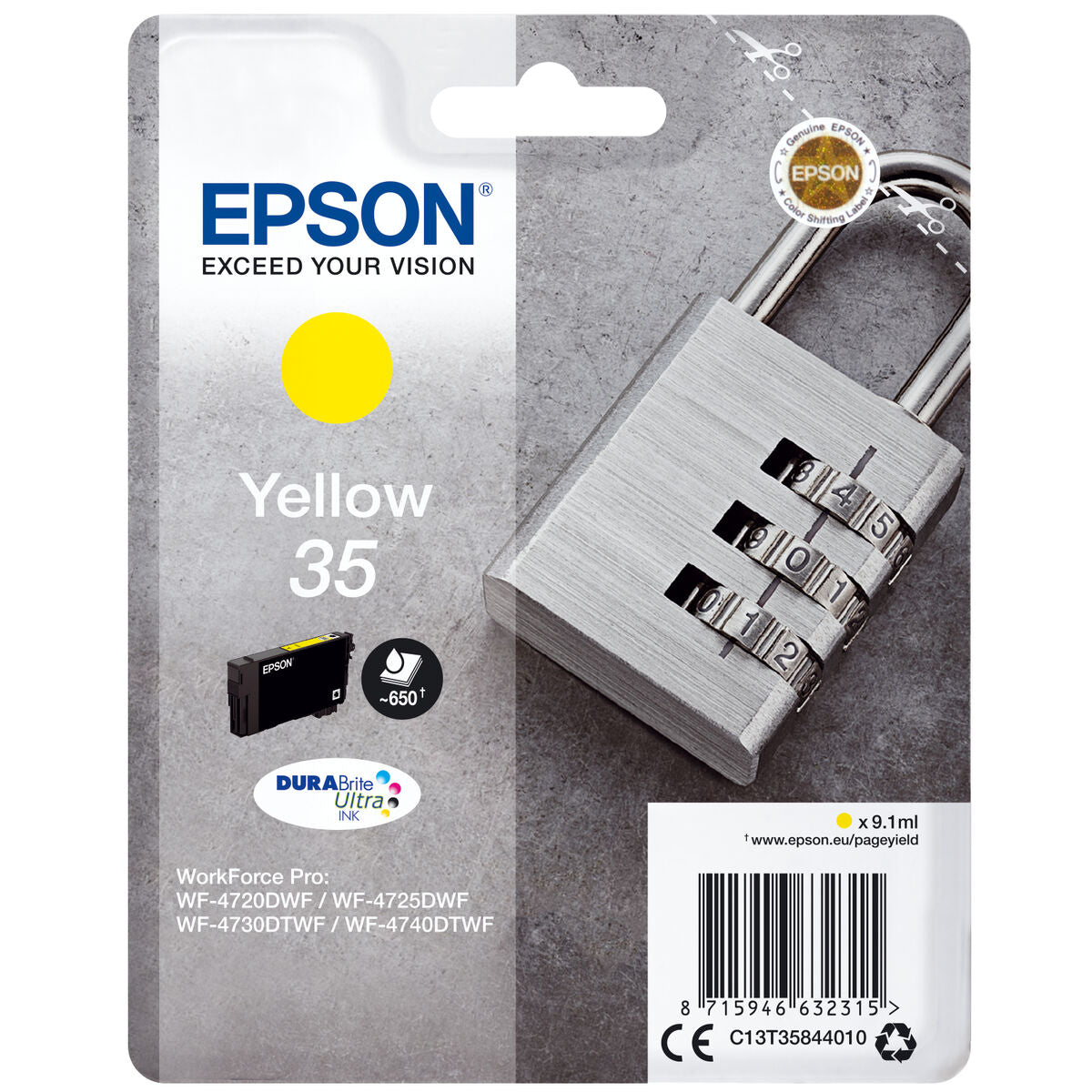EPSON 2LB 35 Ink Yellow 9.1ml
