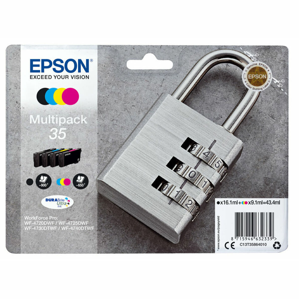 EPSON 2LB 35 Ink Multipack CMYK