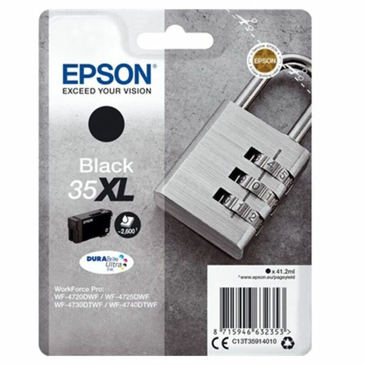 EPSON 4LB 35XL Ink Black 41.2ml