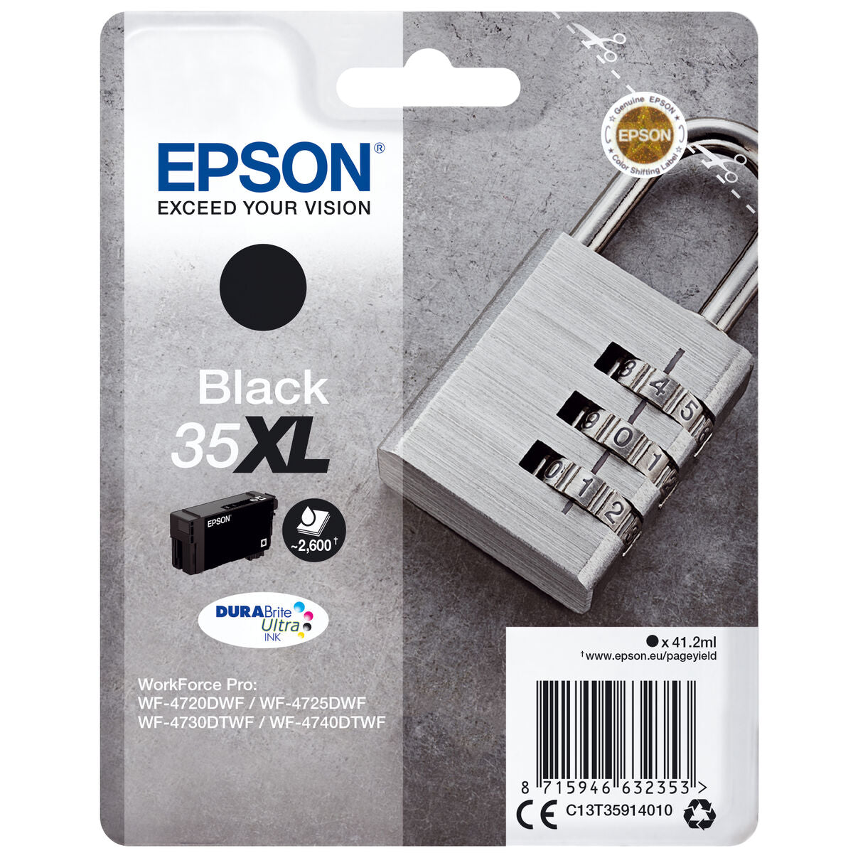 EPSON 4LB 35XL Ink Black 41.2ml