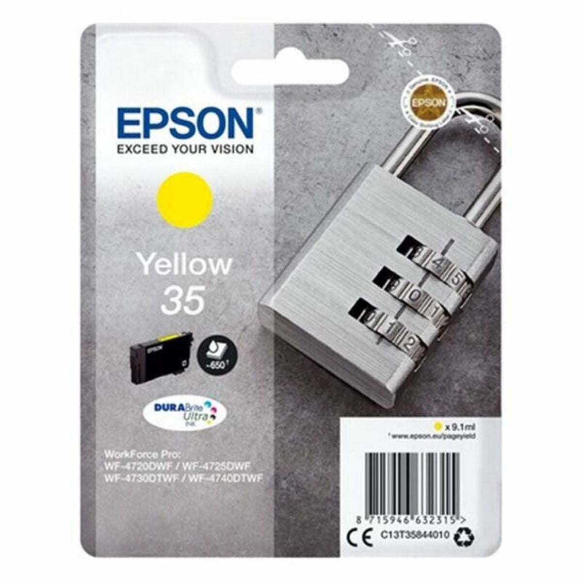 EPSON 2LB 35XL Ink Yellow 20.3ml