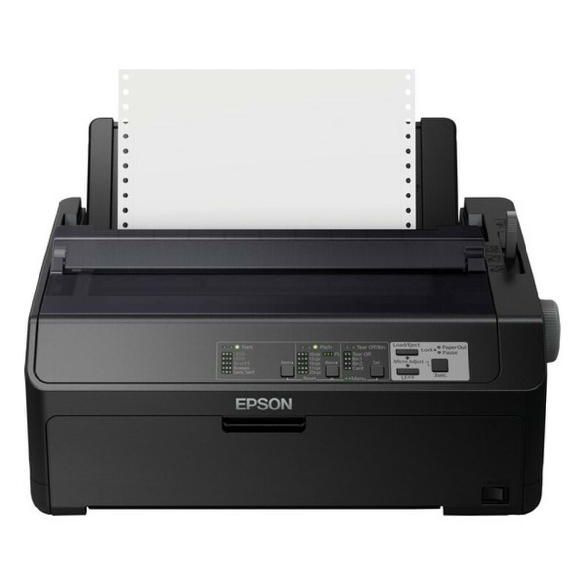 EPSON FX 890II Printer Mono B/W dot-matrix Roll 21.6cm JIS B4 254mm width 240x144dpi 9 pin 738 char/sec parallel USB 2.0