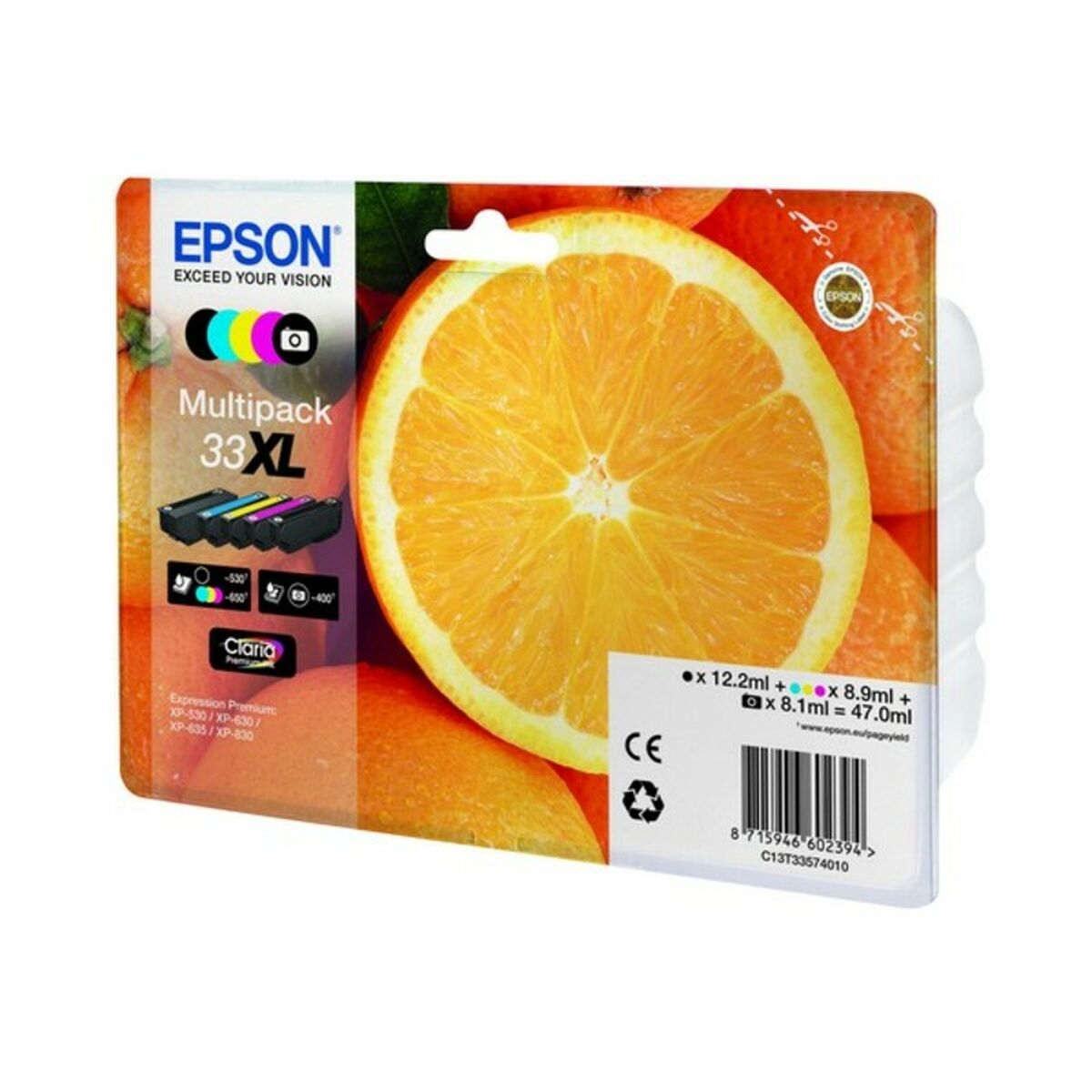 EPSON 4LB 33XL Multipack non-tagged - Claria Premium Ink Orange
