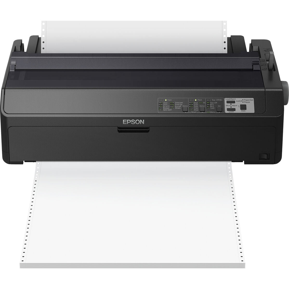 EPSON LQ 2090II Printer Mono dot-matrix Roll 21.6 cm 406.4mm width 420x364mm 360x180dpi 24pin 584char/sec parallel USB