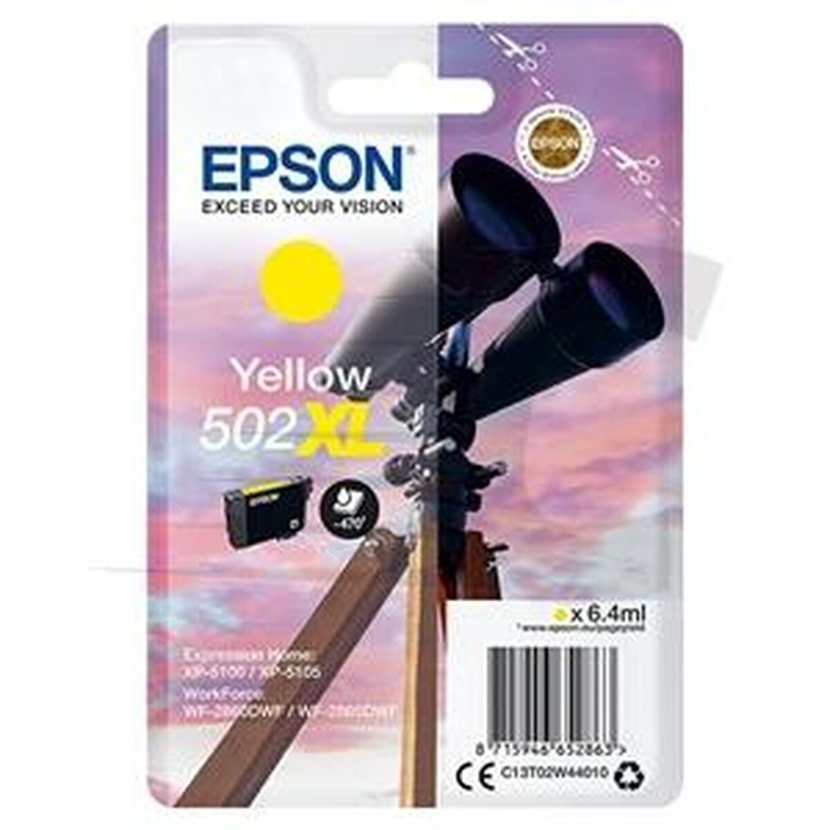 EPSON 1LB Singlepack Yellow 502XL Ink