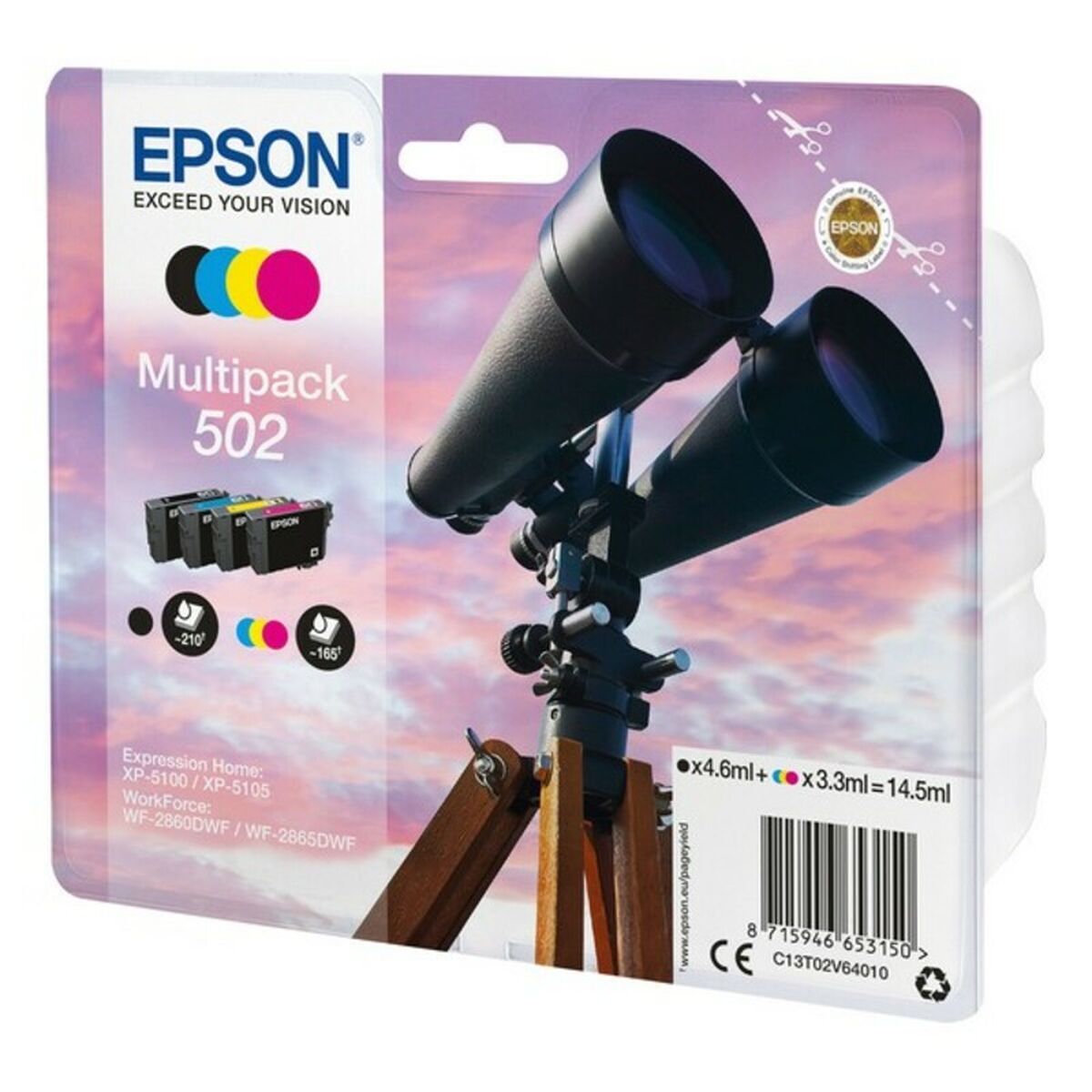 EPSON 1LB Multipack 4-colours 502 Ink