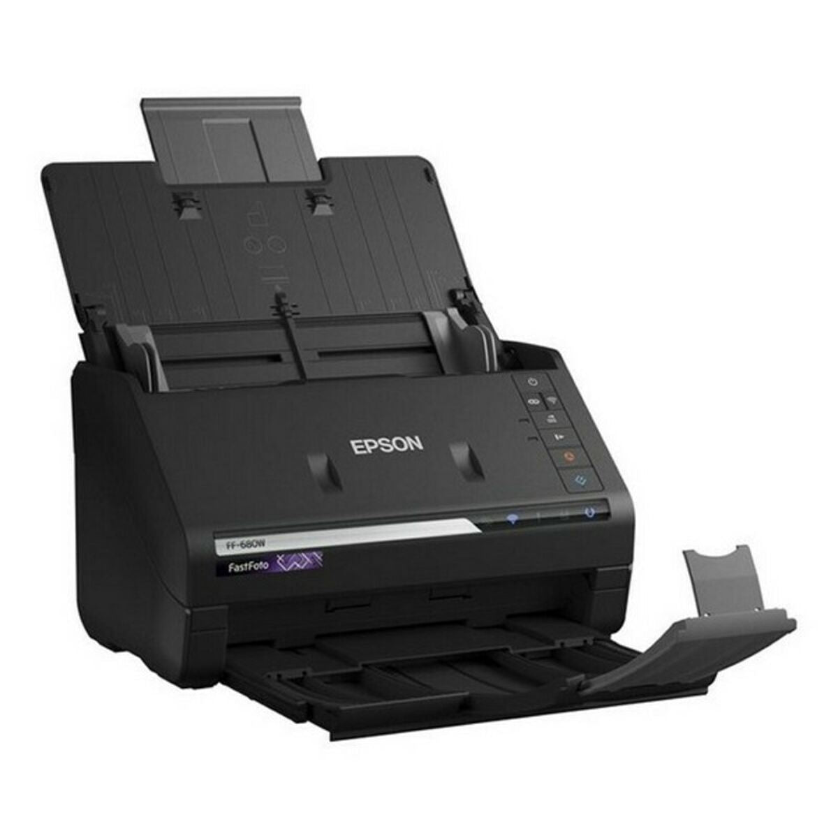 EPSON FastFoto FF-680W Document scanner Contact Image SensorCIS Duplex A4 600x600dpi 45ppm mono/45ppm colour ADF USB 3.0 Wi-Fi