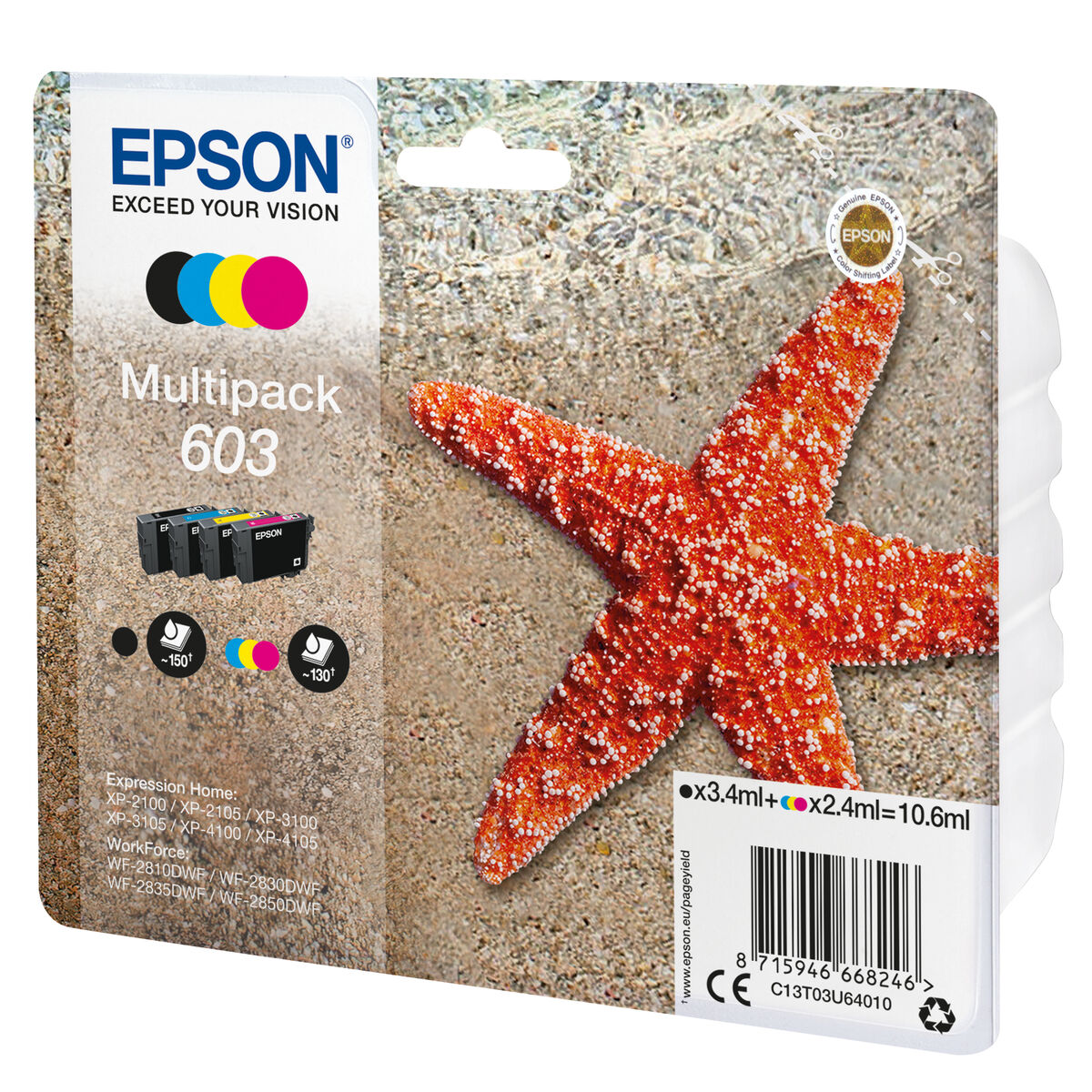 EPSON 1LB Multipack 4-colours 603 Ink w/s