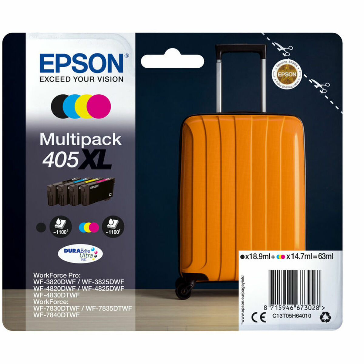 EPSON 2LB Multipack 4-colours 405XL DURABrite Ultra Ink